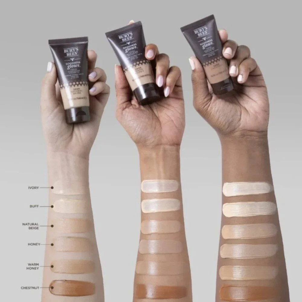 SEALED Burts Bees Goodness Glows Tinted Moisturizer - 2060 Chestnut